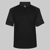 Sport Stripe Quarter Zip T-Shirt
