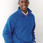Nublend® Cadet Collar Quarter-Zip Sweatshirt