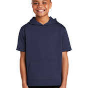 Youth Sport Wick ® Fleece Short Sleeve Hooded Pullover