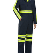 Twill Action Back Coverall Extended Long Sizes