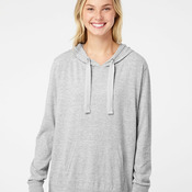 Women's Sueded Jersey Hooded Sweatshirt