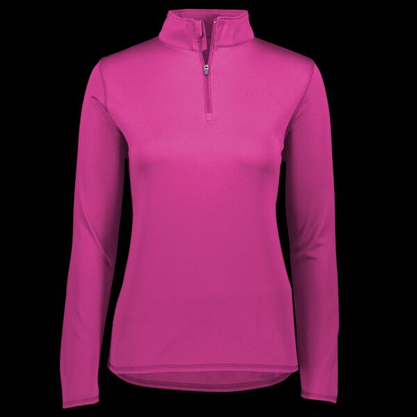 Ladies Attain Wicking 1/4 Zip Pullover Thumbnail