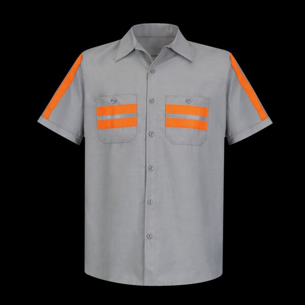 Men's Enhanced Visibility Industrial Work Shirt Thumbnail