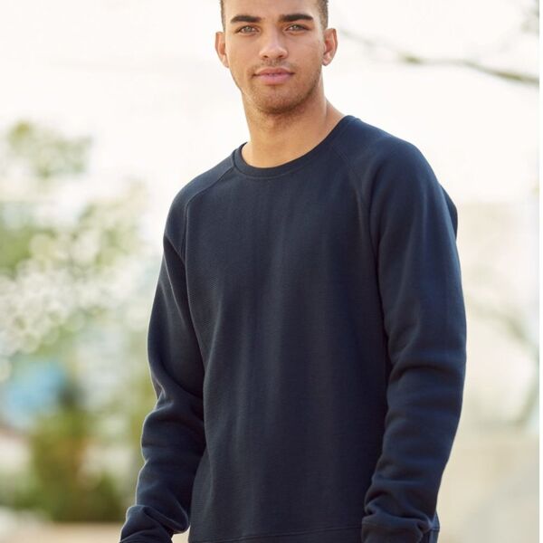 Men's Ripple Fleece Raglan Crewneck Sweatshirt Thumbnail