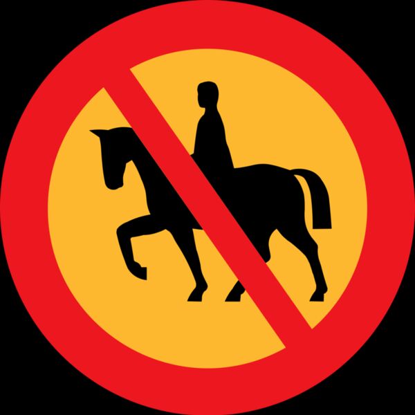 ryanlerch No horse riding sign Thumbnail