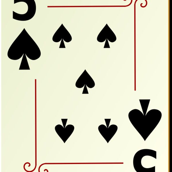 nicubunu Ornamental deck 5 of spades Thumbnail