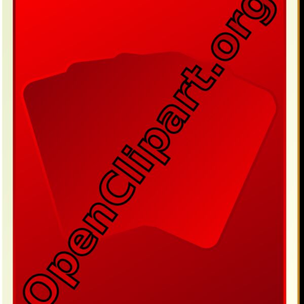 nicubunu Card backs silhouette red Thumbnail