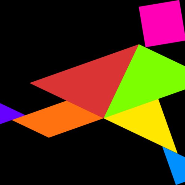 Tangram shape people 29 Thumbnail