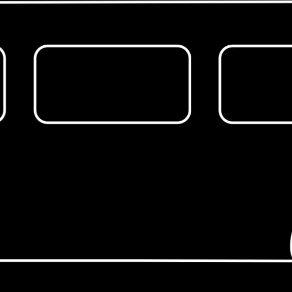 Anonymous Bus symbol black Thumbnail