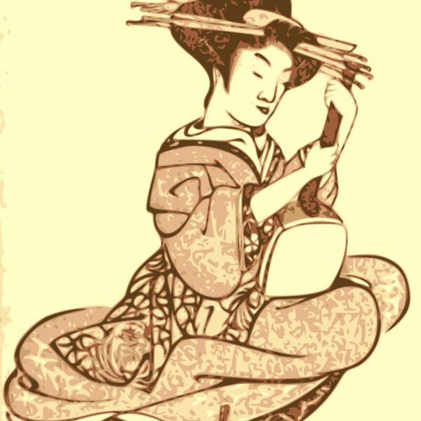 j4p4n Geisha with a Shamisen Thumbnail