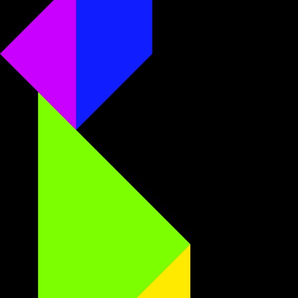 Tangram shape people 43 Thumbnail