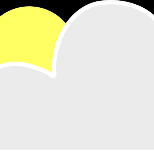 sun behind cloud Thumbnail
