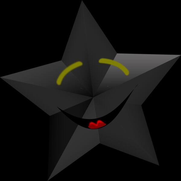 Smiling Transparent Star by Merlin2525 Thumbnail