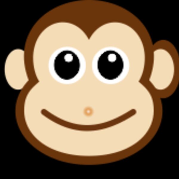 monkey face cartoon Thumbnail