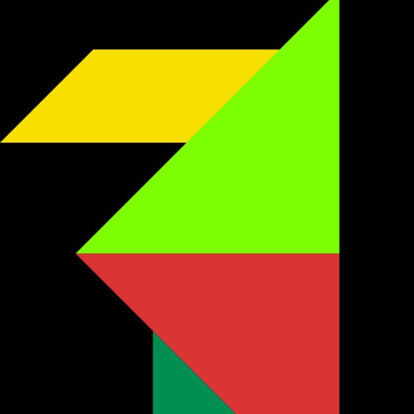 Tangram shape people 54 Thumbnail