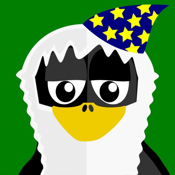penguine with white beard Thumbnail