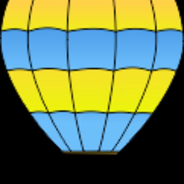 maidis Horizontal Striped Hot Air Balloons 1 Thumbnail