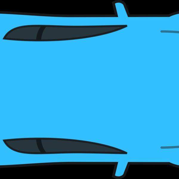 SimpleBlueCarTopView Thumbnail