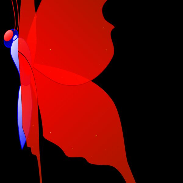 Butterfly red Thumbnail