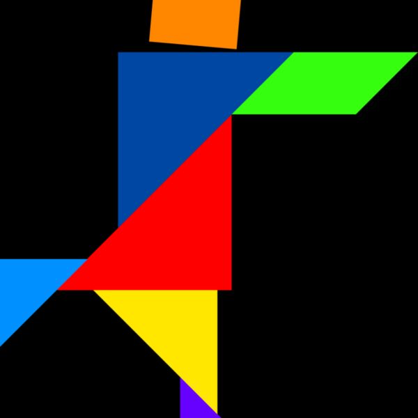 Tangram shape people 47 Thumbnail