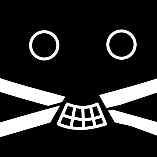 radioactive skull with bones Thumbnail