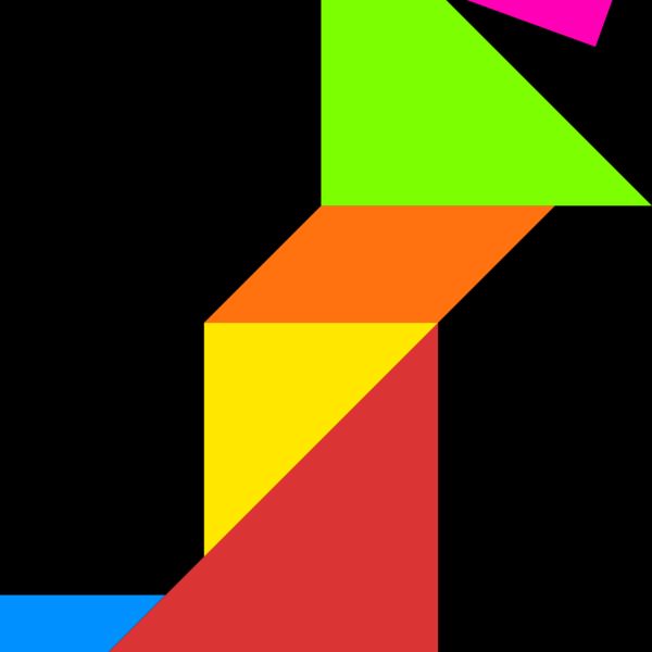 Tangram shape people 63 Thumbnail