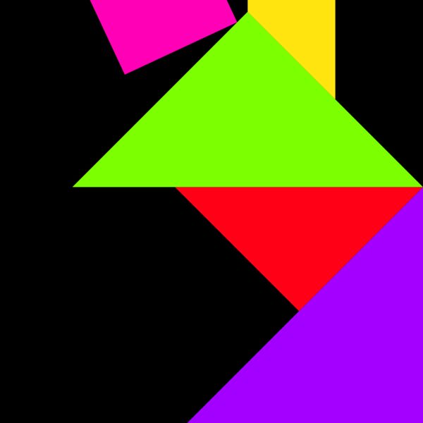 Tangram shape people 14 Thumbnail