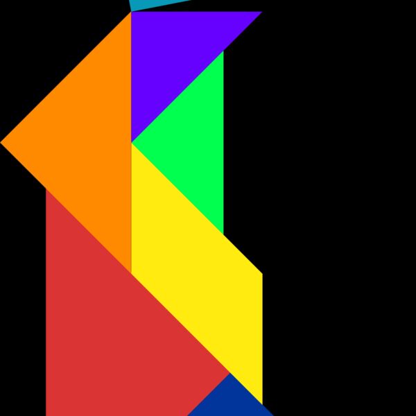 Tangram shape people 69 Thumbnail