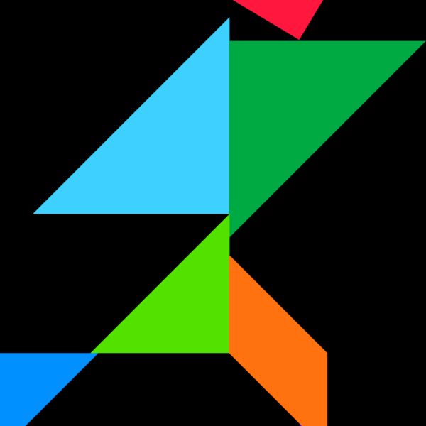 Tangram shape people 77 Thumbnail