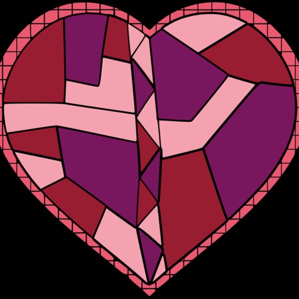 Stained Glass Heart Thumbnail