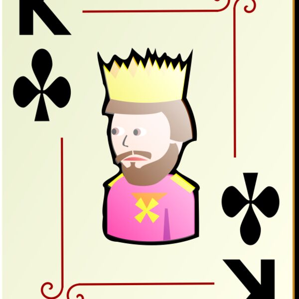 nicubunu Ornamental deck King of clubs Thumbnail