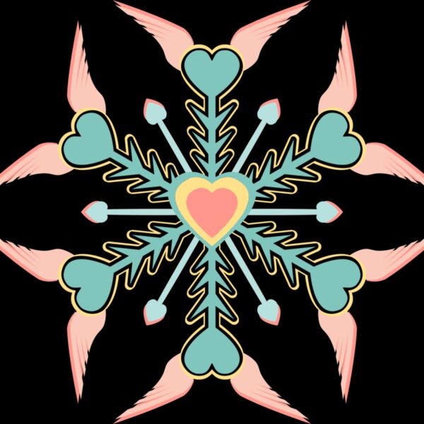 Sandy Hook Digital Snowflake Thumbnail