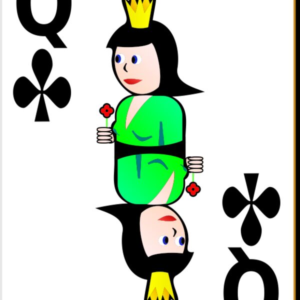 Queen of clubs Thumbnail