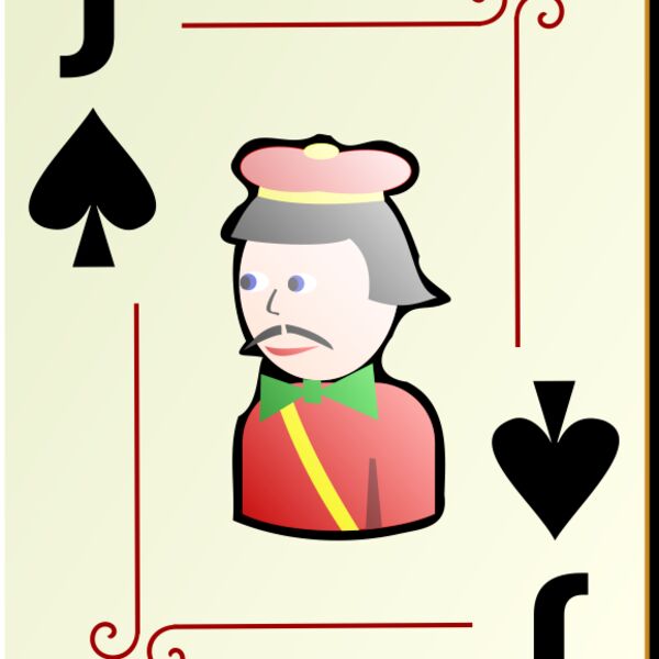 nicubunu Ornamental deck Jack of spades Thumbnail
