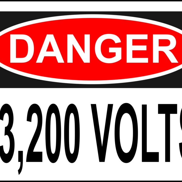 Rfc1394 Danger   13 200 Volts  Alt 1  Thumbnail