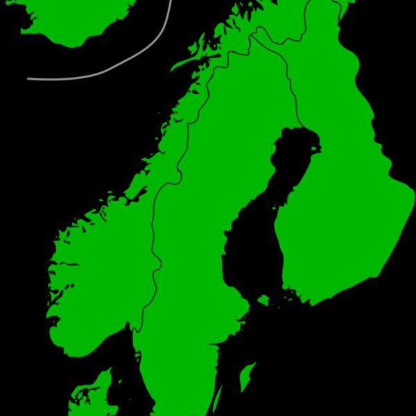 Map Of Scandinavia Thumbnail