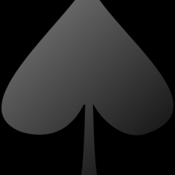 nicubunu Card symbols Spade Thumbnail