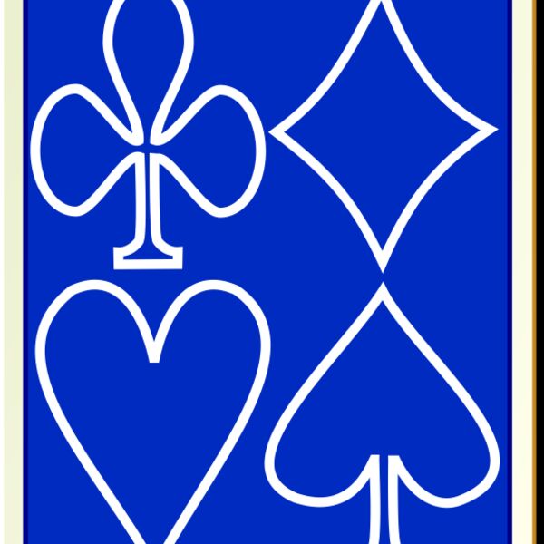 nicubunu Card backs simple blue Thumbnail